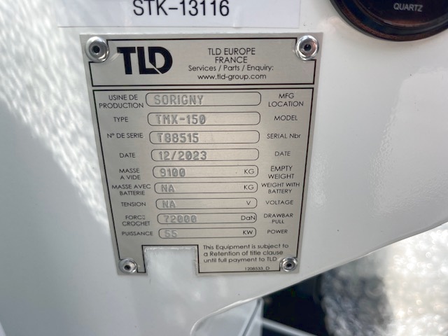 Push Back Tractor TLD TMX-150-9 Tier 4F