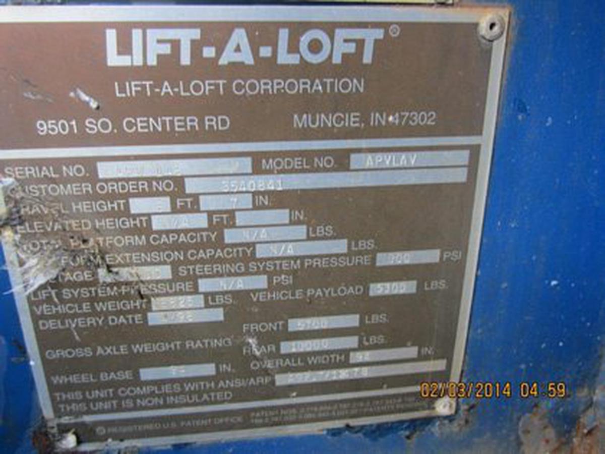 1998 Lift-A-Loft APV- LAV