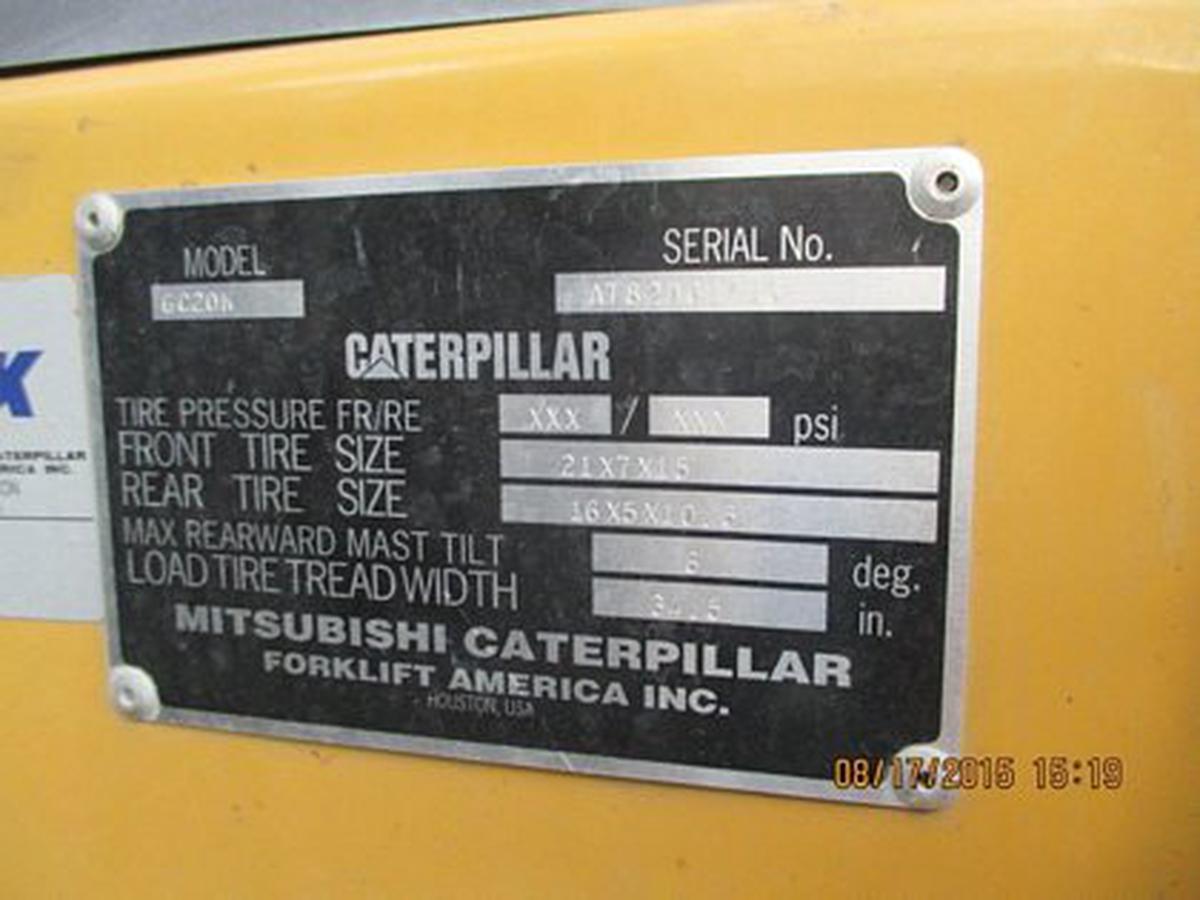 2003 Caterpillar GC20K