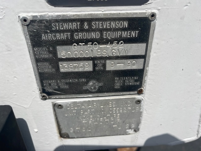 Push Back Tractor Stewart & Stevenson GT-50