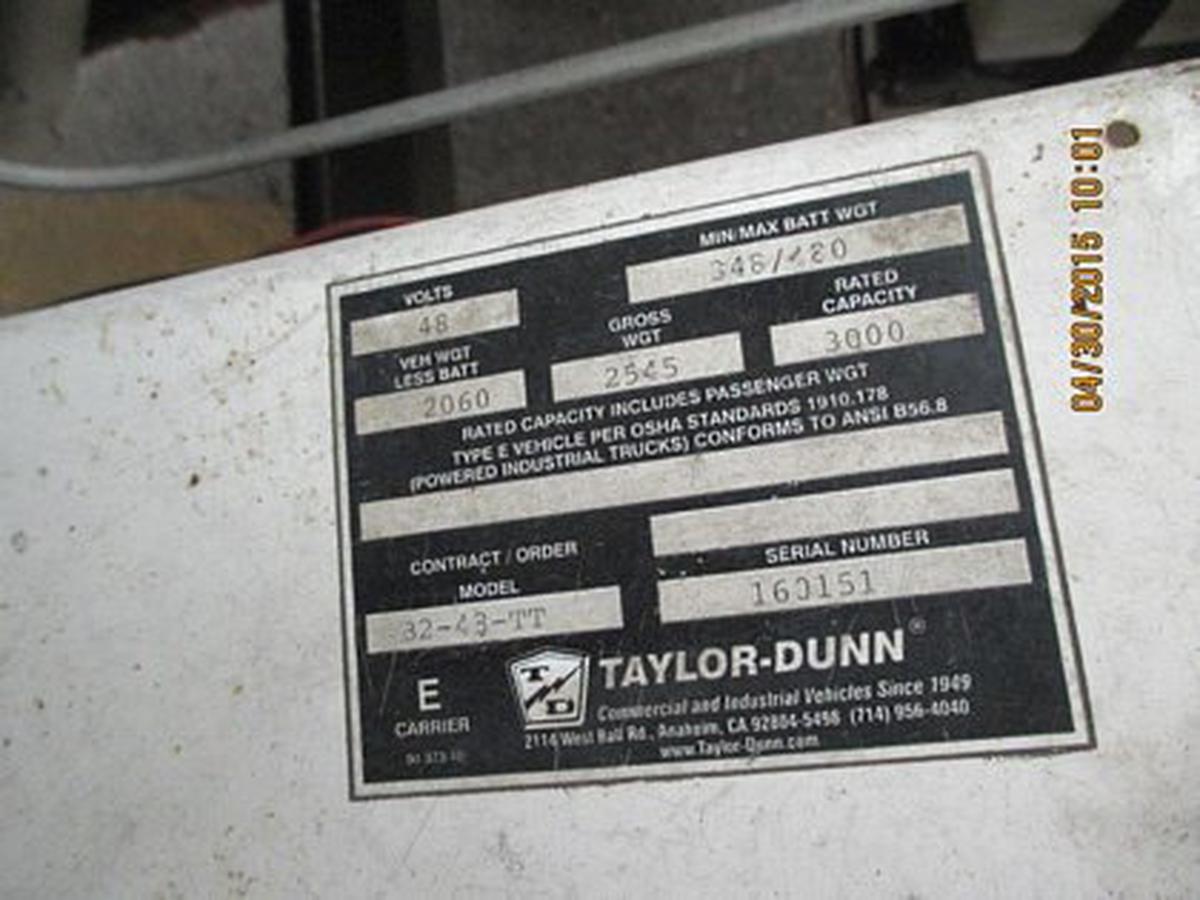 2004 Taylor-Dunn B2-48-TT