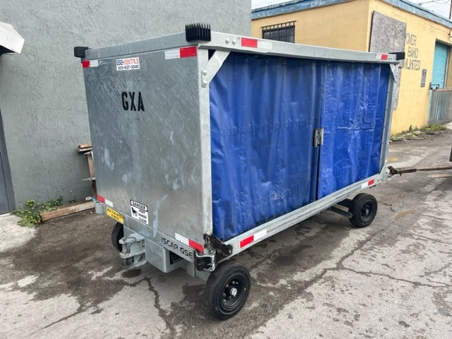 Baggage Carts Closed Iscar BCL-8 Galvanized 2021