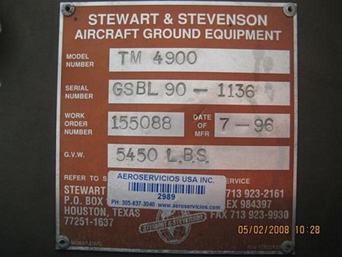 Ground Power Unit Stewart & Stevenson TM-4900