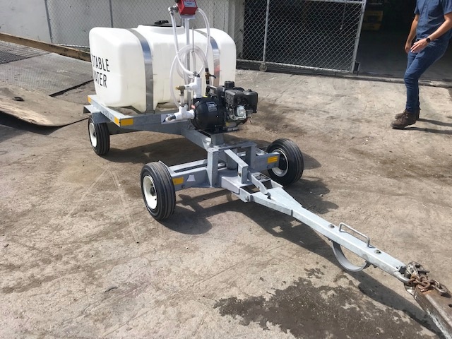 Potable Water Cart Aeros-155 Galvanized