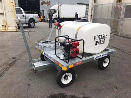 2019 Aeroservicios Potable Water Service Cart PC-155 Galvanized