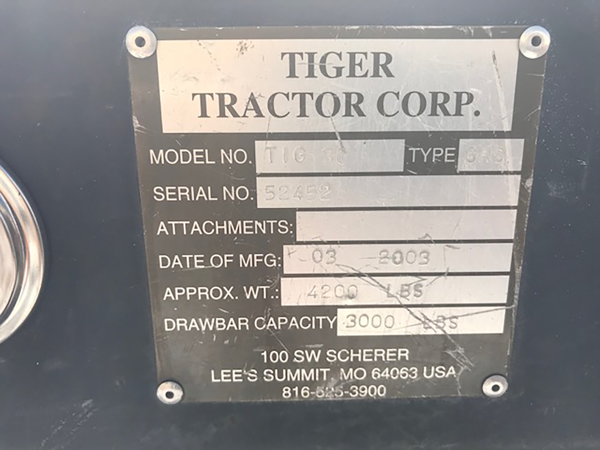 Baggage Tractor TIG-30
