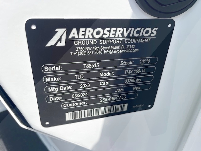 Push Back Tractor TLD TMX-150-9 Tier 4F