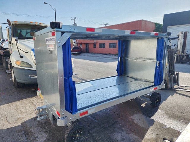Baggage Carts Closed Iscar BCL-8 Galvanized 2026