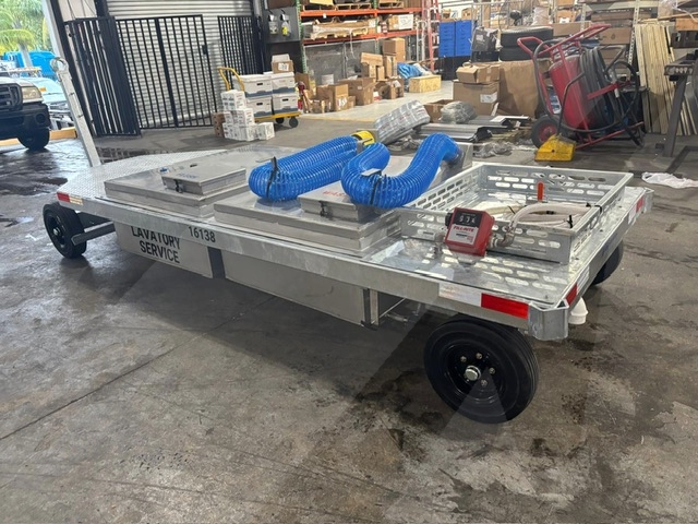 Electric Lavatory Service Cart - Standard GSE STD LC 110/110