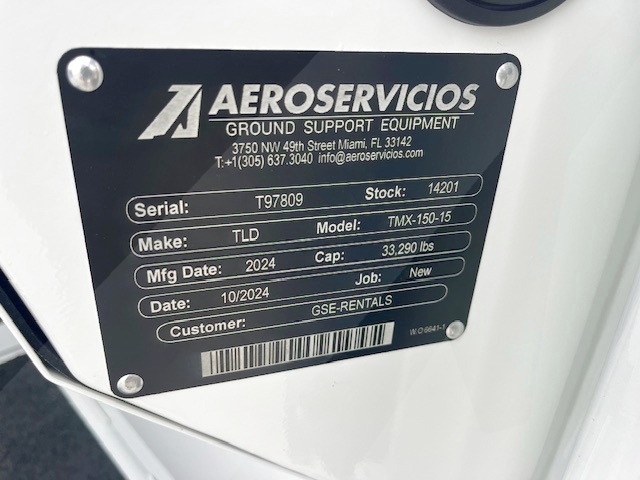 Push Back Tractor TLD TMX-150-15 Tier 4F