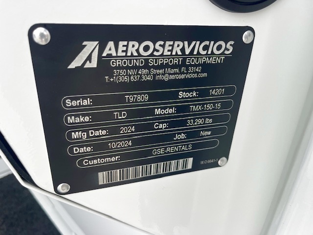 Push Back Tractor TLD TMX-150-15 Tier 4F
