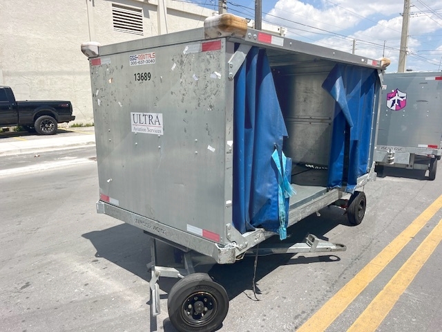 Baggage Carts Closed Iscar BCL-8 Galvanized 2023