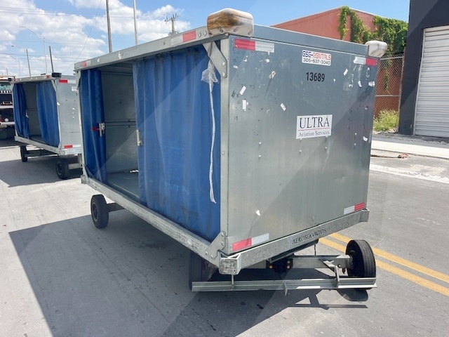 Baggage Carts Closed Iscar BCL-8 Galvanized 2023