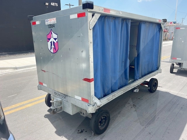 Baggage Carts Closed Iscar BCL-8 Galvanized 2023