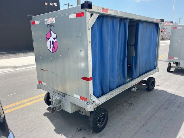 Baggage Carts Closed Iscar BCL-8 Galvanized 2023