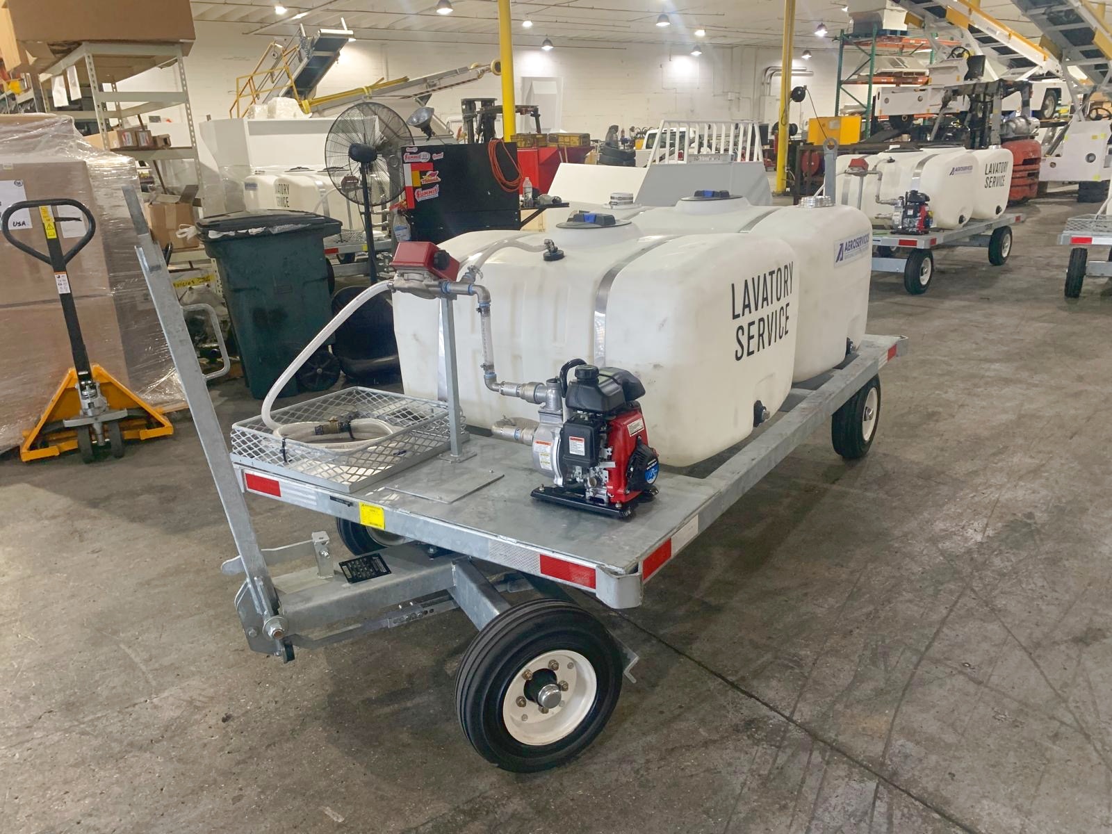 Lavatory Service Cart STD-LC-155-155 Galvanized