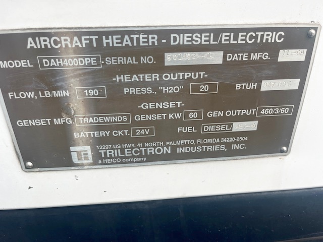 Heater Trilectron DAH-400DPE - 347000 BTU