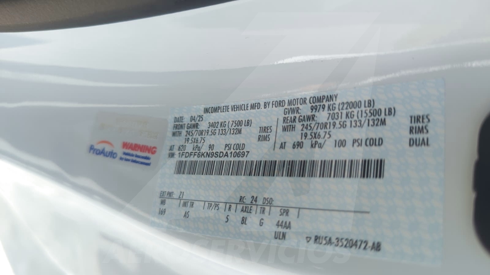 Truck Chassis Ford F-600