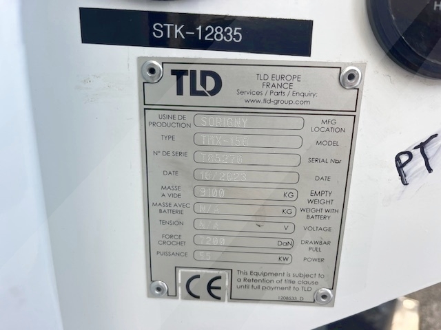 Push Back Tractor TLD TMX-150-15 Tier 4F