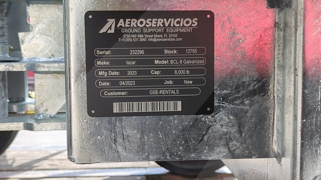 Baggage Carts Closed Iscar BCL-8 Galvanized 2023