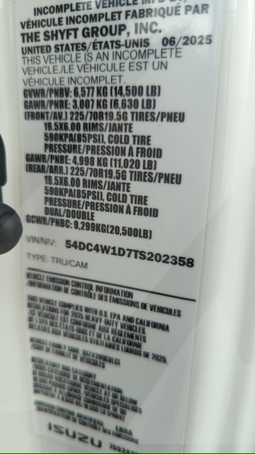 Truck Chassis Isuzu NPR - Gasoline