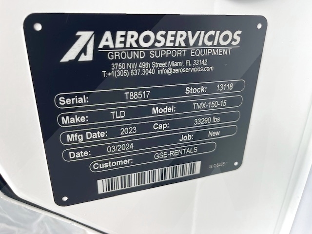 Push Back Tractor TLD TMX-150-9 Tier 4F