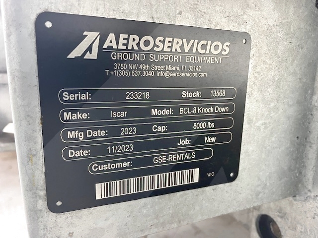 Baggage Carts Closed Iscar BCL-8 Galvanized 2023