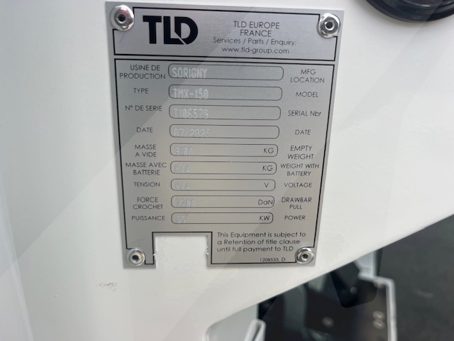 Push Back Tractor TLD TMX-150-9 Tier 4F