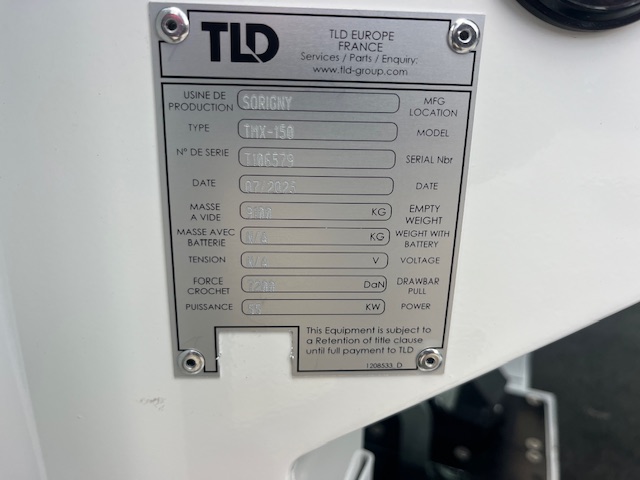 Push Back Tractor TLD TMX-150-9 Tier 4F