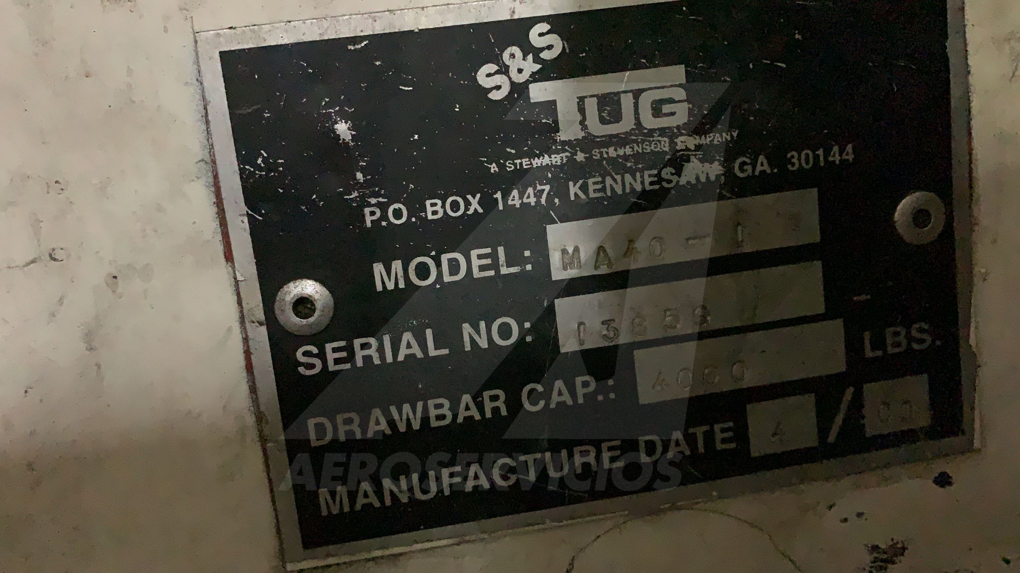 Baggage Tractor Tug MA-40 Cab