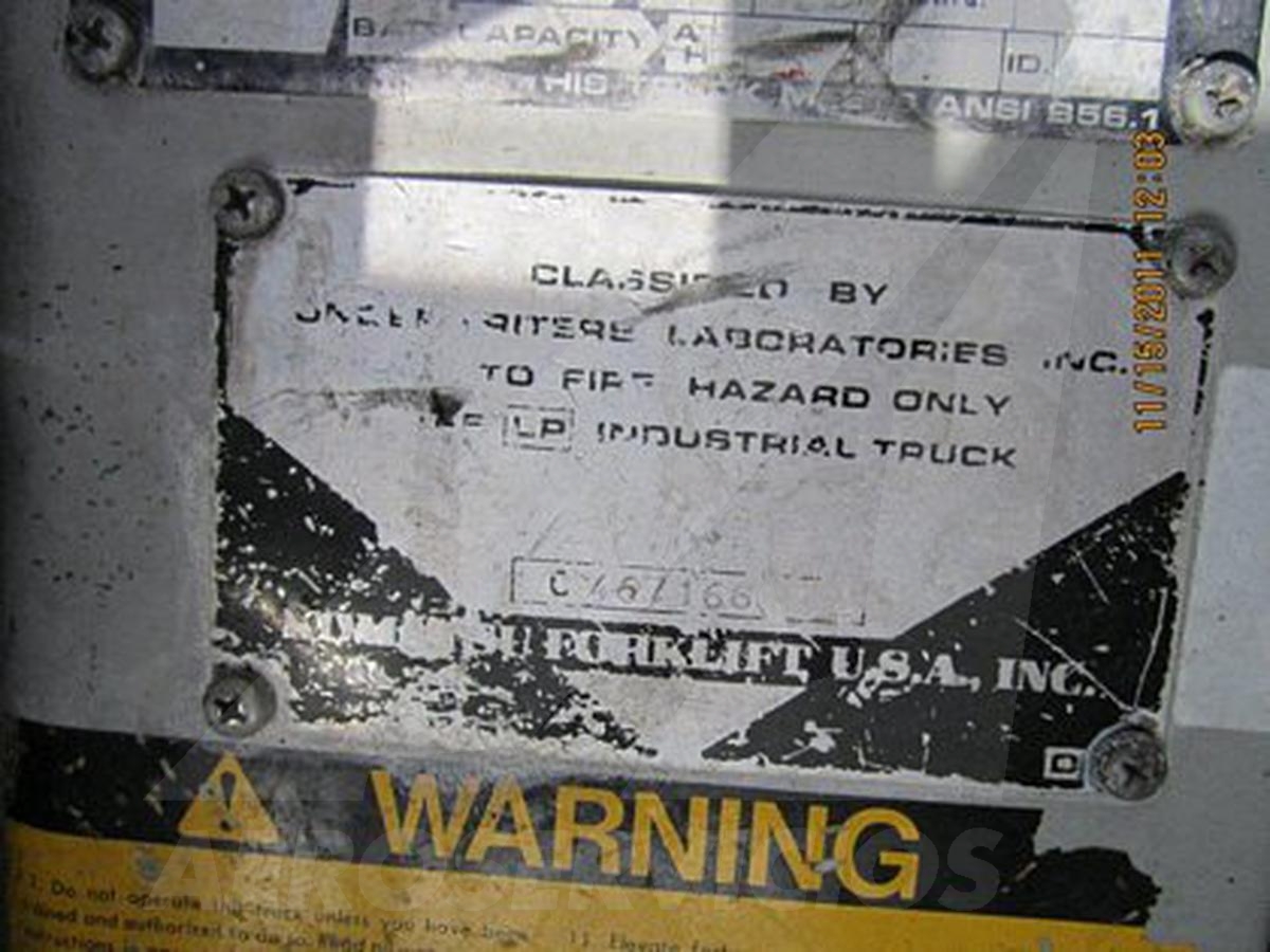 1996 Komatsu FG-10ST15