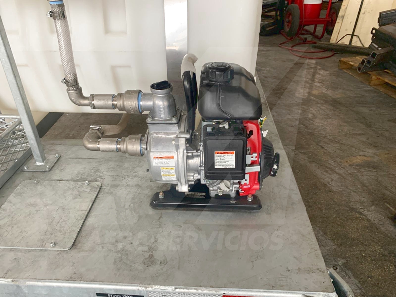 Lavatory Service Cart STD-LC-155-155 Galvanized