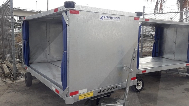 Baggage Carts Closed Iscar BCL-8 Galvanized 2021