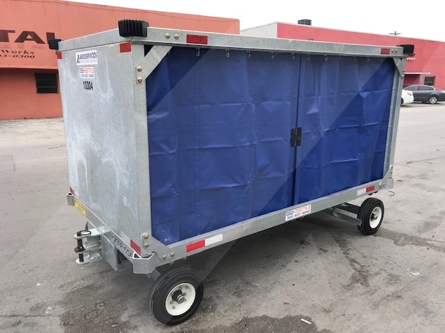 Baggage Carts Closed Iscar BCL-8 Galvanized