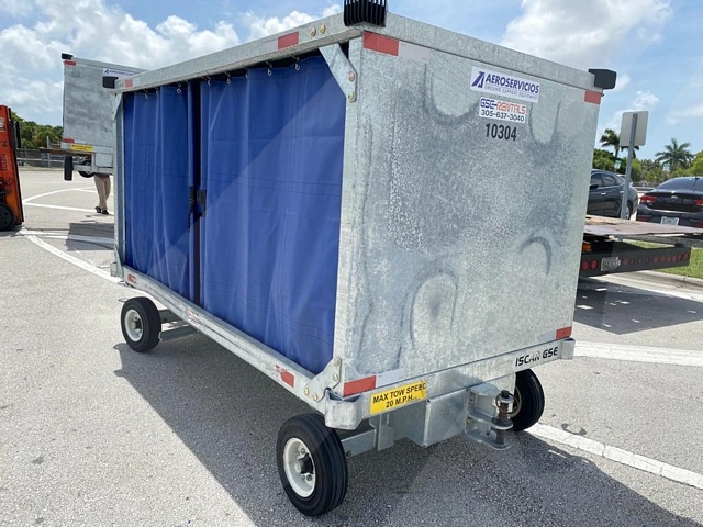 Baggage Carts Closed Iscar BCL-8 Galvanized