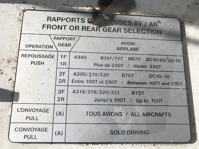Push Back Tractor TLD TMX-400