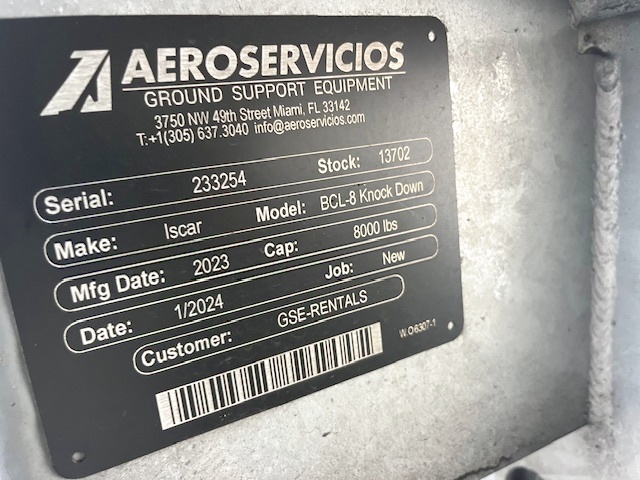 Baggage Carts Closed Iscar BCL-8 Galvanized 2023