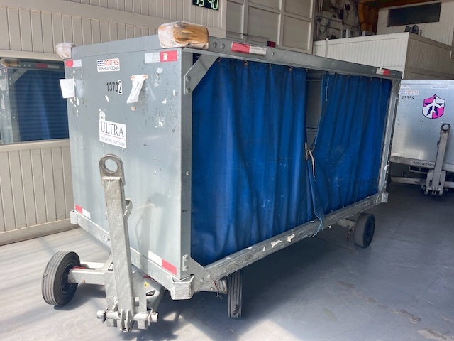 Baggage Carts Closed Iscar BCL-8 Galvanized 2023