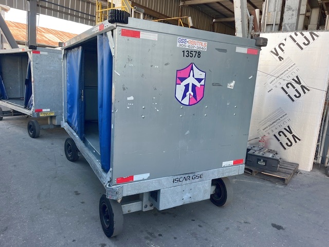 Baggage Carts Closed Iscar BCL-8 Galvanized 2023