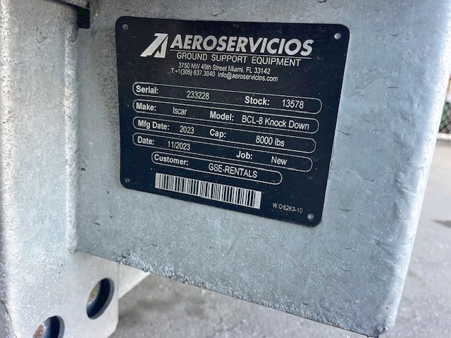 Baggage Carts Closed Iscar BCL-8 Galvanized 2023