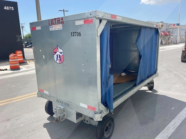 Baggage Carts Closed Iscar BCL-8 Galvanized 2023