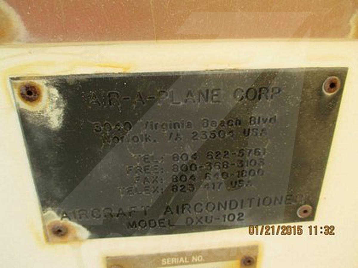 Air Conditioning Unit Air A Plane DXU-102 Pre-conditioned