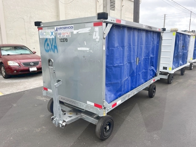 Baggage Carts Closed Iscar BCL-8 Galvanized 2022
