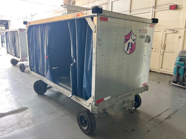 Baggage Carts Closed Iscar BCL-8 Galvanized 2023