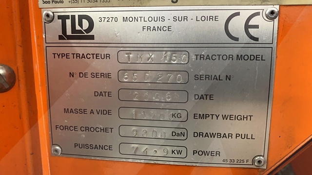 Push Back Tractor TLD TMX-150-12