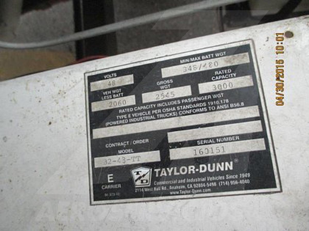 2004 Taylor-Dunn B2-48-TT