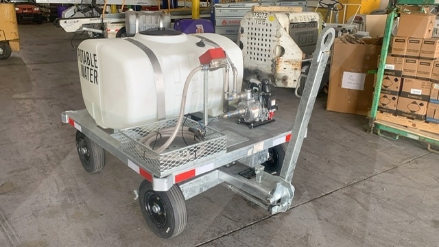 Potable Water Service Cart STD-PC 155 Galvanized