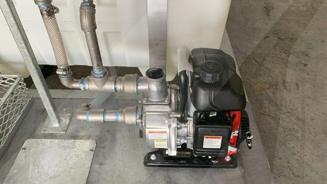 Potable Water Service Cart STD-PC 155 Galvanized