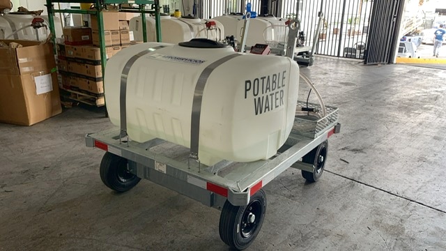 Potable Water Service Cart STD-PC 155 Galvanized