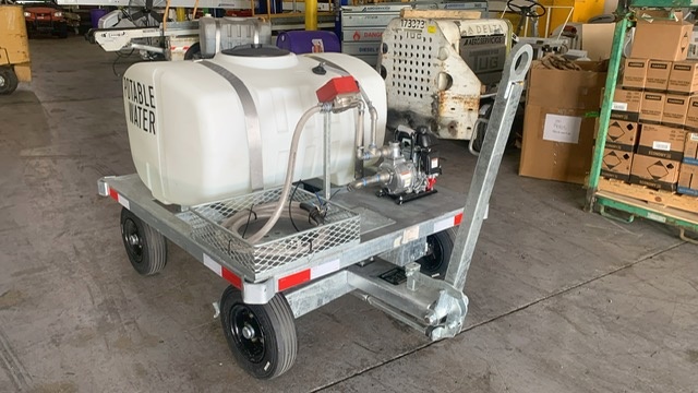 Potable Water Service Cart STD-PC 155 Galvanized